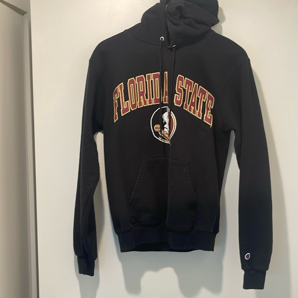 champion fsu hoodie // like new // small